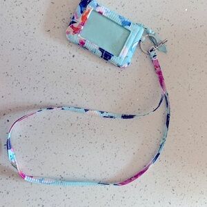Vera Bradley ID/Badge lanyard holder